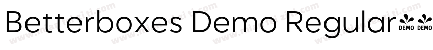 Betterboxes Demo Regular字体转换
